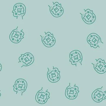 Consumer needs consumer behavior line seamless pattern 스톡 일러스트
