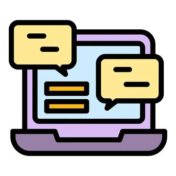 Consumer network icon vector flat Stock Illustration