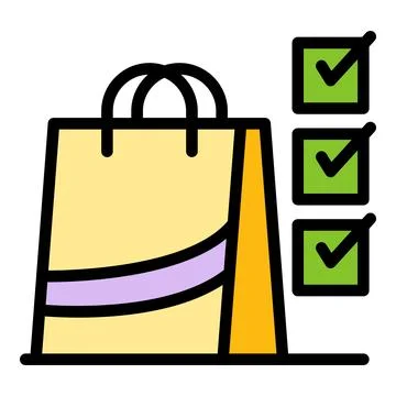 Consumer purchase icon vector flat Stock Illustration