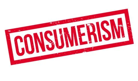 Consumerism rubber stamp Stock Illustration