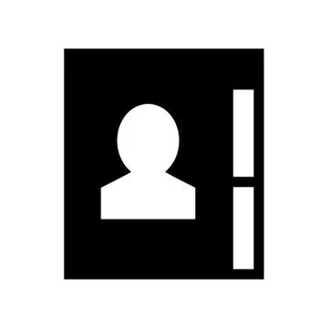 Contact 2 Icon Stock Illustration