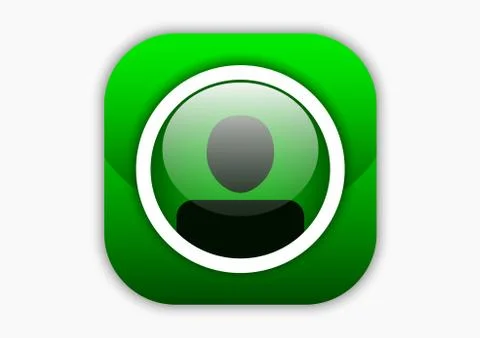 Contact 3d icon Stock Illustration