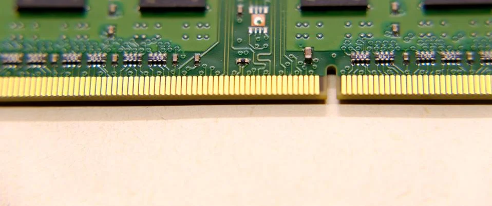 Contact on-Board computer memory Stock Photos