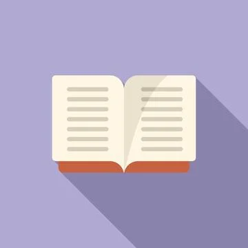 Contact book icon flat vector. Web interface Stock Illustration