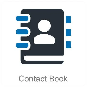 Contact Book Stock Illustration