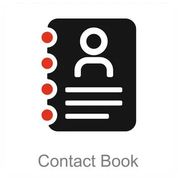 Contact Book Stock Illustration
