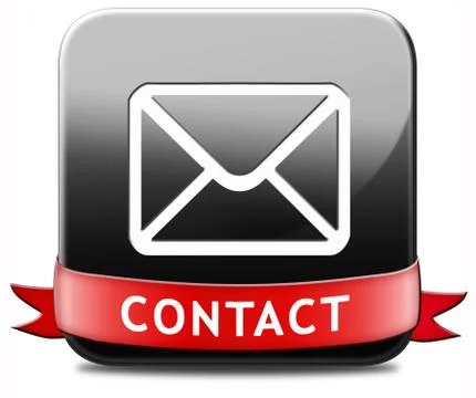 Contact button Illustrazione stock