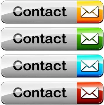 Contact buttons Stock Illustration