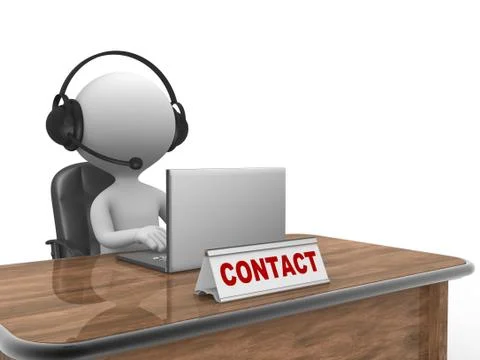 Contact concept Stock Illustration