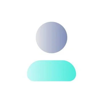 Contact flat gradient color ui icon イラスト素材