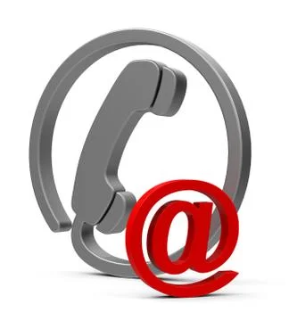 The contact Stock Illustration