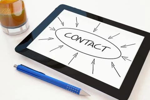Contact Stock Illustration