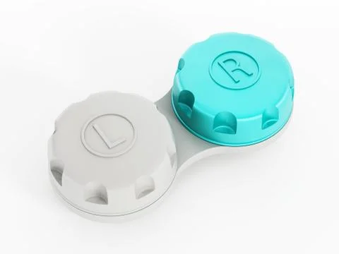 Contact lens container Stock Illustration
