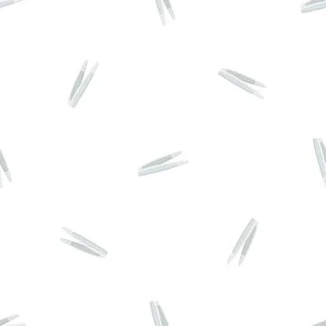 Contact lens forceps pattern seamless vector イラスト素材