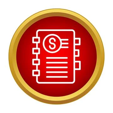 Contact list address book interface presenting communication Stock Illustration