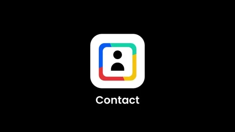 Contact Management Icon Stock Footage 334463142