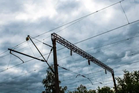 A contact network of Railways Stock Photos