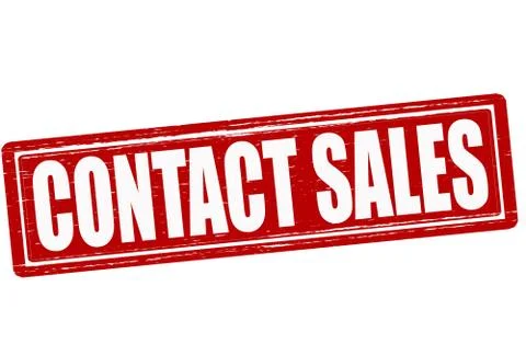 Contact sales Stock Illustration