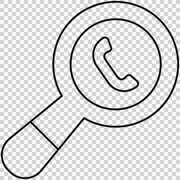 Contact search Stock Illustration
