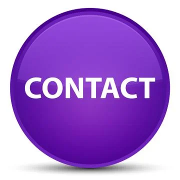 Contact special purple round button Stock Illustration