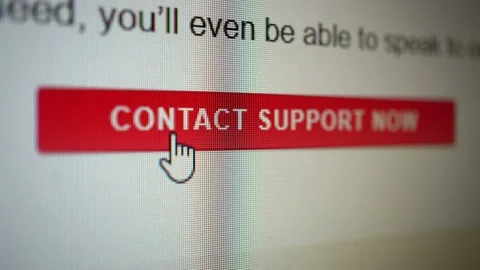 Contact Support Now Stock Footage 131381498