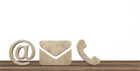 Contact Symbol Stock Illustration