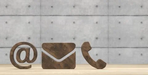 Contact Symbol Stock Illustration