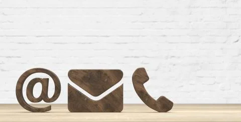 Contact Symbol Stock Illustration