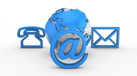 Contact Us Animation Stock Footage 60591356