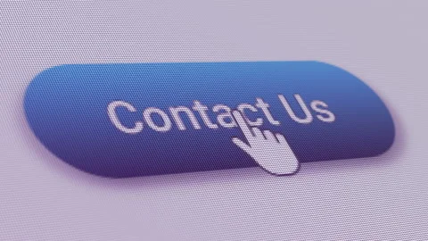 Contact Us Button Click Extreme Close Up Stockbeeldmateriaal 146012829