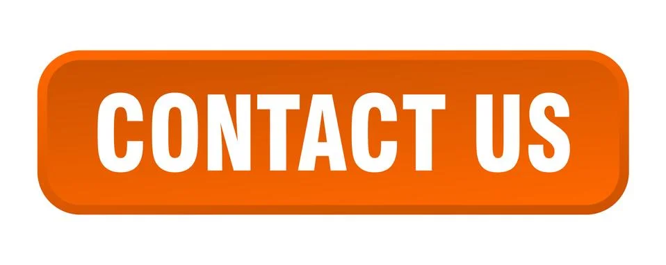 Contact us button. contact us square 3d push button Illustrazione stock