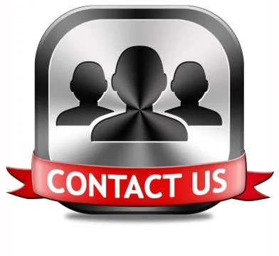 Contact us button Stock Illustration