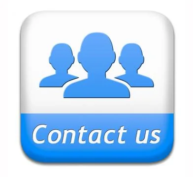 Contact us button Illustrazione stock