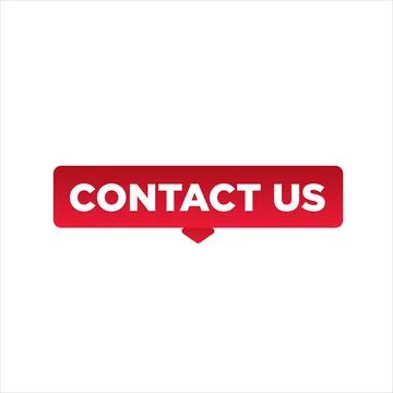 Contact us button, sign, label. Contact us speech bubble. Illustrazione stock