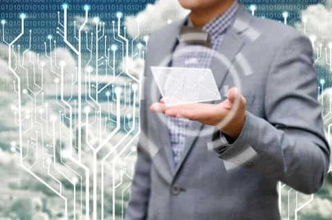 Contact us concept Stock Illustration