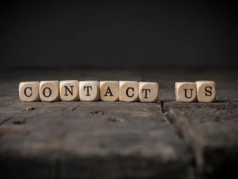 Contact us concept image Stock Photos