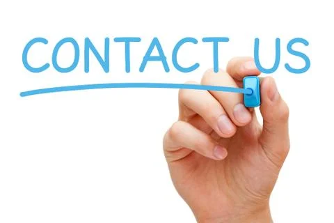 Contact us concept Stockfoto's