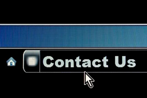 Contact Us Concept Foto stock