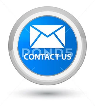 Contact us (email icon) prime cyan blue round button: Royalty Free ...