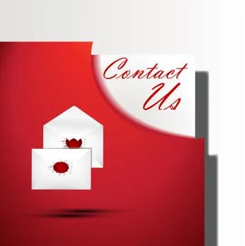 Contact us email Stock Illustration