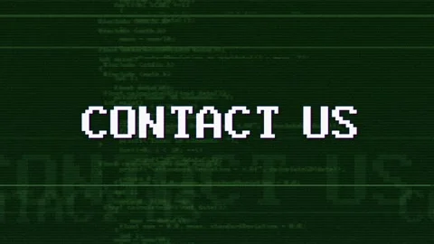CONTACT US Glitch Text Animation, Loop Stock-Footage 232451802