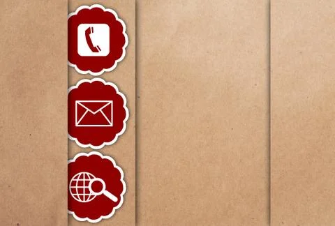 Contact us icon 스톡 일러스트