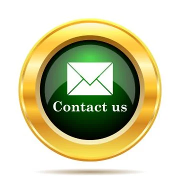 Contact us icon. Internet button on white background.. Stock Illustration