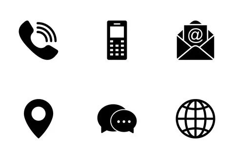 Contact us icon vector isolated on white background. business card contact .. Illustrazione stock