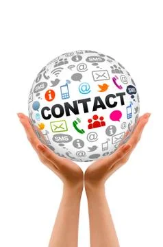 Contact us Stock Illustration