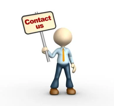 Contact us Illustrazione stock