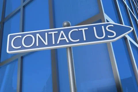 Contact us Illustrazione stock