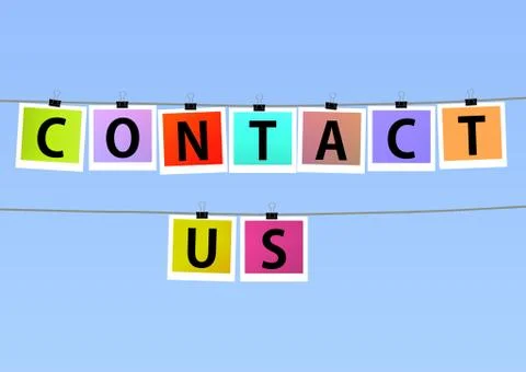 Contact Us Stock Illustration