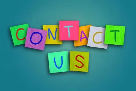 Contact Us Stock Illustration