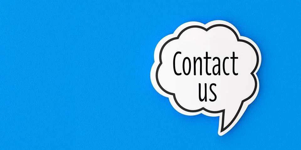 Contact us Illustrazione stock